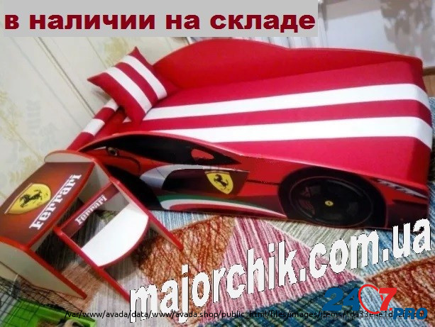 Кровать машина с матрасом в наличии машинка ліжко машина + ПОДАРОК Odessa - photo 6