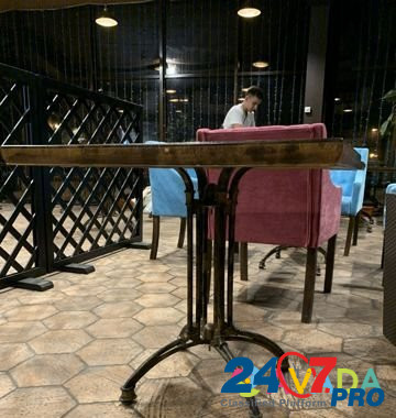 Стол с чугунным подстольем для дома или кафе ресто Orsk - photo 2