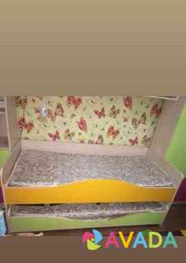 Детская двухярусная кровать с мебелью Тимашевск