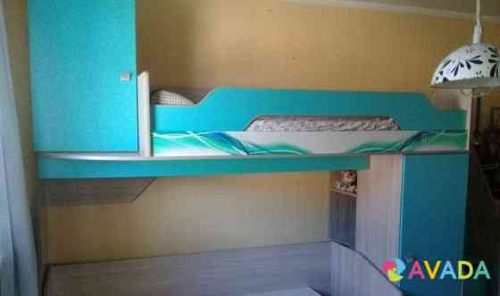 Двух яросноя детская кровать с модулями Kazan'