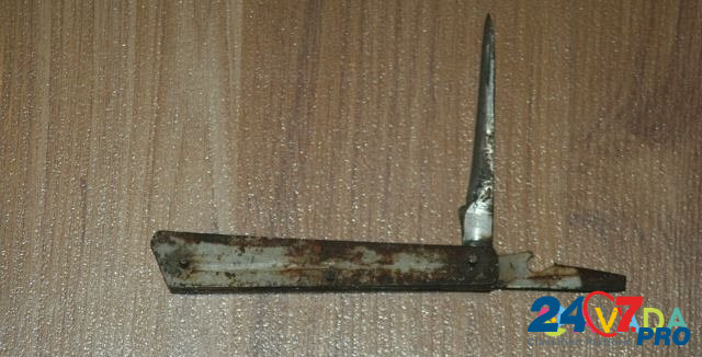 Нож раскладной столовый перочинный СССР Тамбов - изображение 4