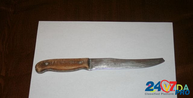 Нож раскладной столовый перочинный СССР Тамбов - изображение 8