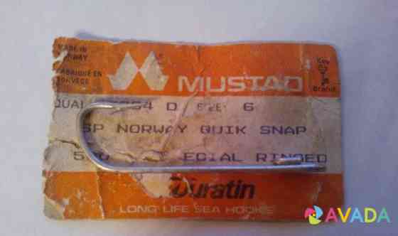 Крючки mustad norway quik snap, special ringer 6 Murmansk