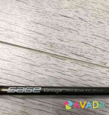 Нахлыстовпя удочка Sage#5 с катушкой Sage и шнуром Череповец