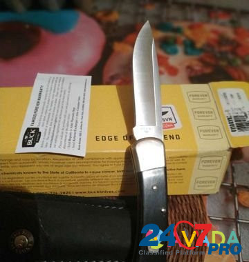 Нож buck 110 drop point s35vn Tikhvin - photo 6