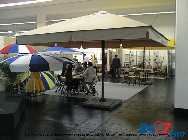 Зонты 3х3 м. и 4х4 м. для кафе, пляжей, ресторанов Краснодар - изображение 1