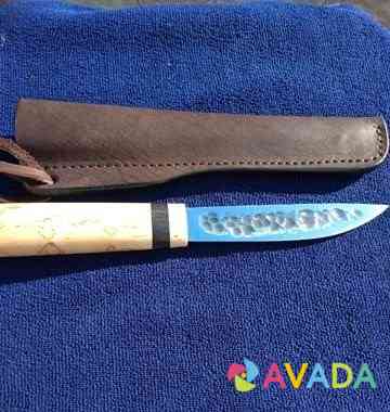 Кованый Якутский нож ручной работы Samara