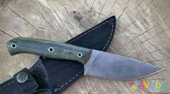 Нож охотничий сталь Х12мф, рукоять карельская бере Куровское