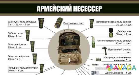 Несессер армейский стандарт (сумка+ 20 предметов) Нижний Новгород