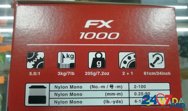 Катушка спиннинговая shimano FX 1000 FC 2019 Москва - изображение 2