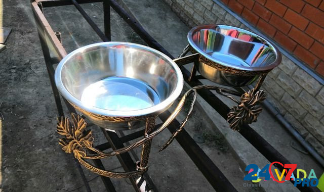 Подставка для чашек мисок для собак кованная Славянск-на-Кубани - изображение 3