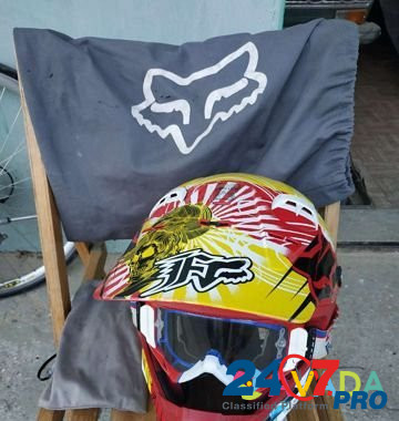Шлем fox v2 колени щитки tld Евпатория - изображение 3