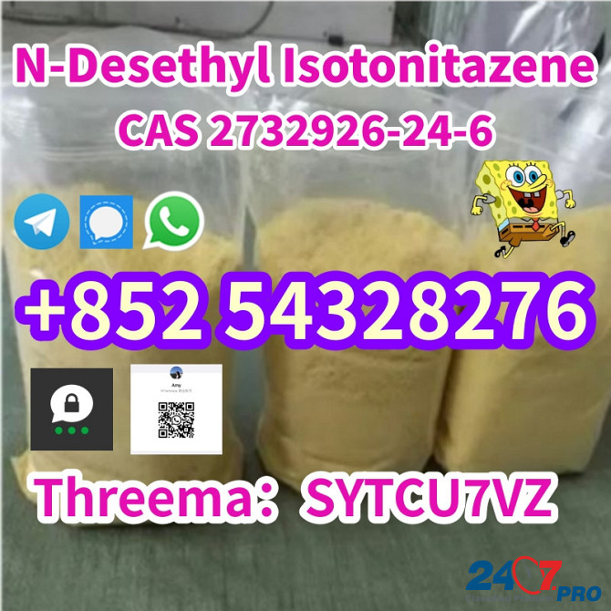 Sell CAS 2732926-24-6 N-Desethyl Isotonitazene WhatsApp:+852 54328276 Brasilia - photo 1