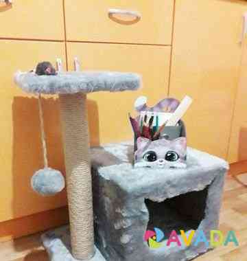 Когтеточка + домик для кошки Samara