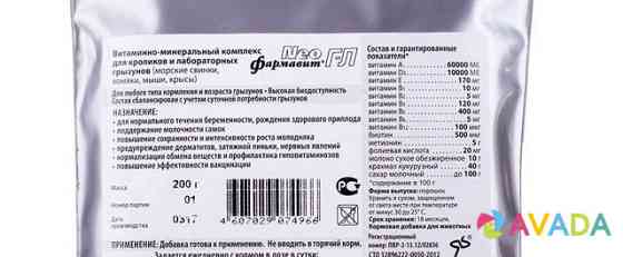 Фармавит Г-Л - витамины для лабораторных грызунов Vladimir