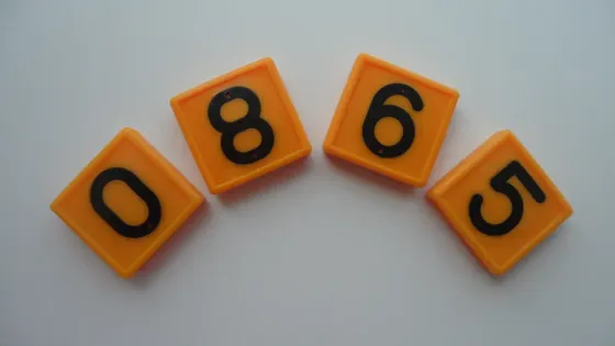 Номерной блок для ремней (от 0 до 9 желтый) КРС Voronezh