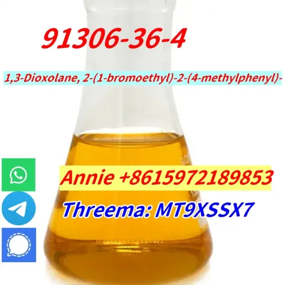 CAS 91306-36-4 Chemical Raw Material 2-(1-bromoethyl)-2-(p-tolyl)-1, 3-dioxolane Yellow Сьюдад-Боливар