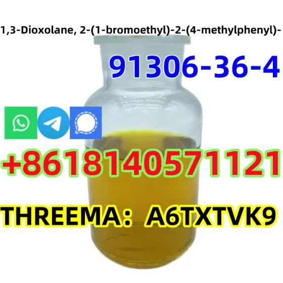 CAS 91306-36-4 Chemical Raw Material 2-(1-bromoethyl)-2-(p-tolyl)-1, 3-dioxolane Yellow Пекин