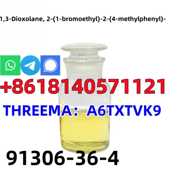 CAS 91306-36-4 Chemical Raw Material 2-(1-bromoethyl)-2-(p-tolyl)-1, 3-dioxolane Yellow Пекин