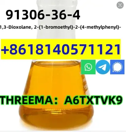 CAS 91306-36-4 Chemical Raw Material 2-(1-bromoethyl)-2-(p-tolyl)-1, 3-dioxolane Yellow Beijing