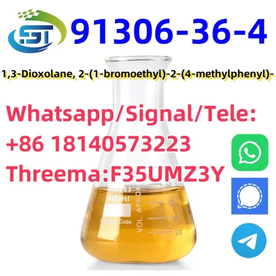CAS 91306-36-4 Chemical Raw Material 2-(1-bromoethyl)-2-(p-tolyl)-1, 3-dioxolane Yellow Барисал