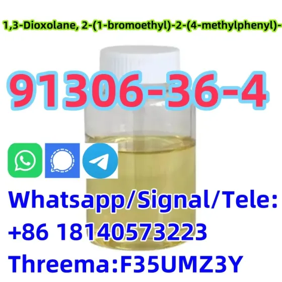 CAS 91306-36-4 Chemical Raw Material 2-(1-bromoethyl)-2-(p-tolyl)-1, 3-dioxolane Yellow Барисал