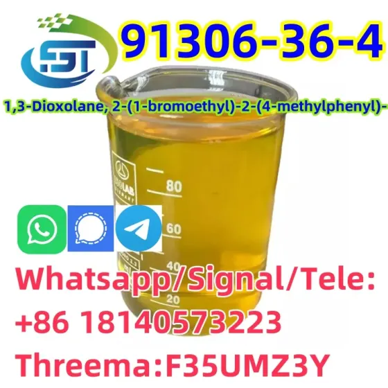 CAS 91306-36-4 Chemical Raw Material 2-(1-bromoethyl)-2-(p-tolyl)-1, 3-dioxolane Yellow Barisal