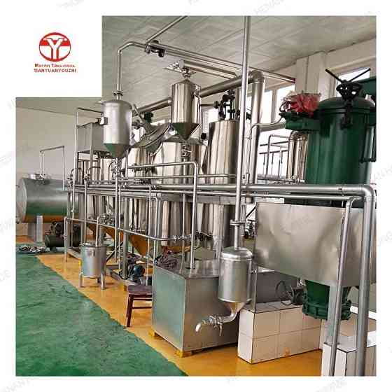 Оборудование для рафинации и дезодорации растительного масла и подсолнечного масла, пищевого и технического животного жира Moscow