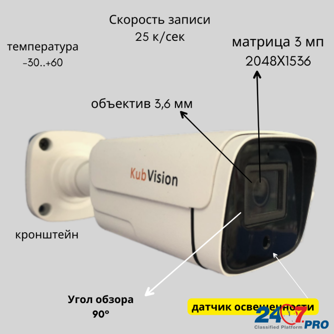 Камера IP KV-3028 B2 Краснодар - изображение 2