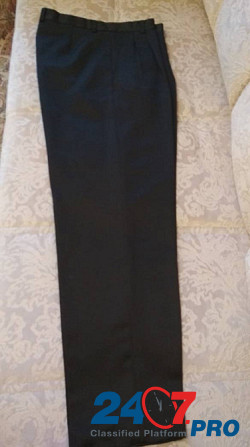 Мужской классический черный костюм, шелк, р-р 48. САМОВЫВОЗ Москва - изображение 6