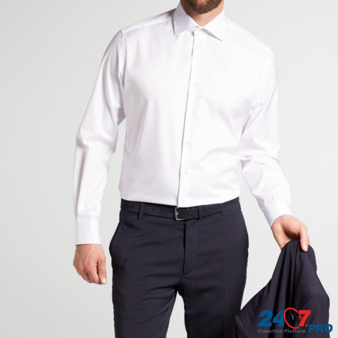 Продам мужские рубашки белые размеры по воротничку 42 - 16/1, 43 - 17 eterna excellent Германия Novosibirsk - photo 1