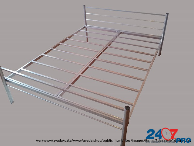 Одноярусные металлические двуспальные кровати, кровати дешево Ангарск - изображение 5