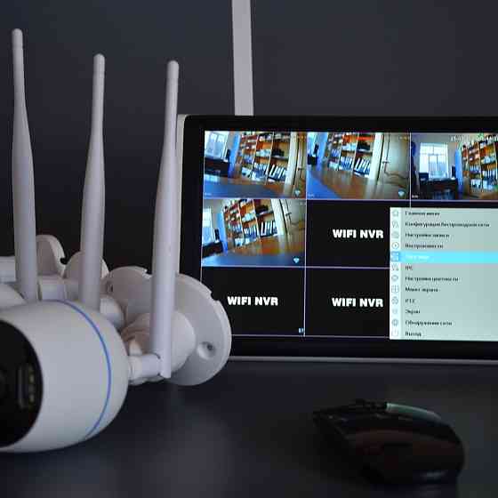 Комплект видеонаблюдения Wi-fi Xm-602(10.1)-2-4 IP камеры 2MP Anapa