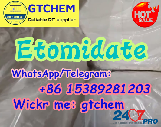 Research chemicals Etomidate powder for sale Cas 33125-97-2 strong effects supplier Wapp:+8615389281203 Melbourne - photo 3
