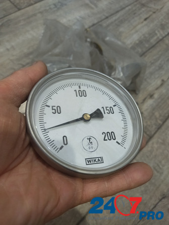Биметаллический термометр Wika 0...+200°c Набережные Челны - изображение 1