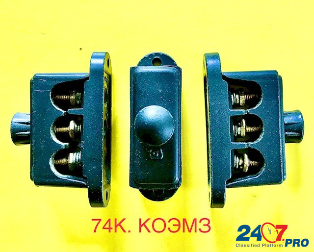 74К, 74КУ1 (3 зажима) - колодка клеммная Москва - изображение 1