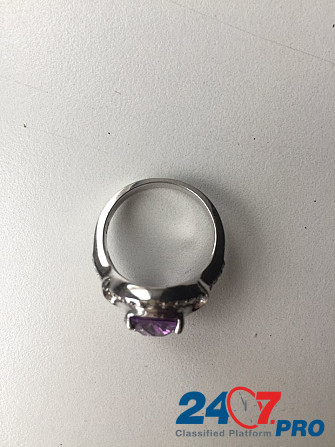 Кольцо новое серебро 19 камни циркон полностью вокруг много ювелирное украшение драгоценности женски Москва - изображение 10